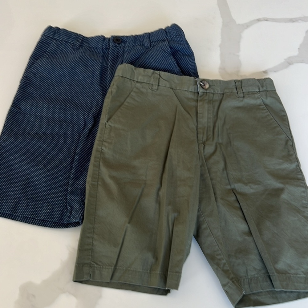 Set of 2 boys dress or casual shorts size 9-10